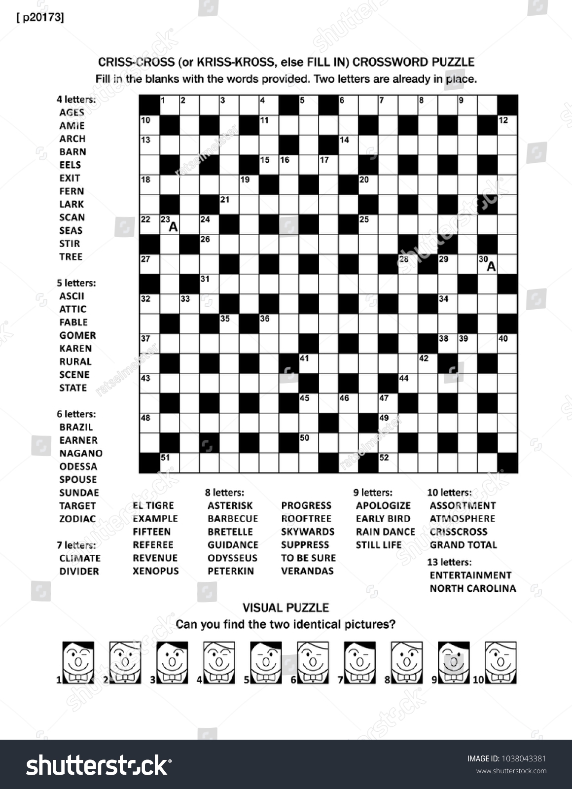 Puzzle Page Two Games 19x19 Fill in Stock Vector Royalty Free 1038043381 Shutterstock Puzzle Page Two Games 19x19 Fill in Stock Vector Royalty Free 1038043381 Shutterstock