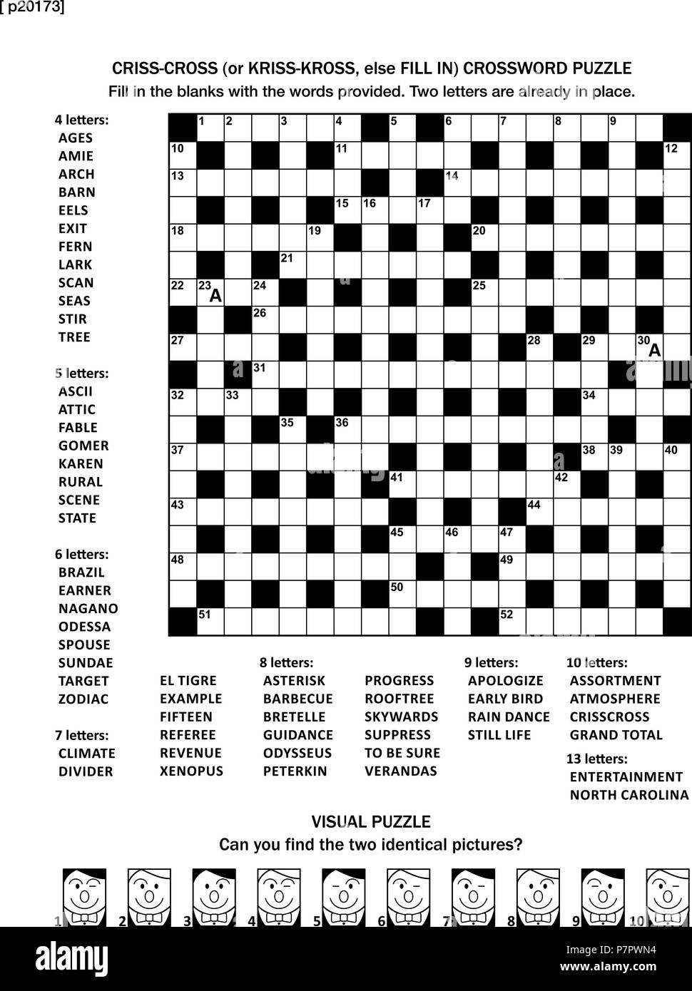 Sum Total Number Crossword Puzzle Printables