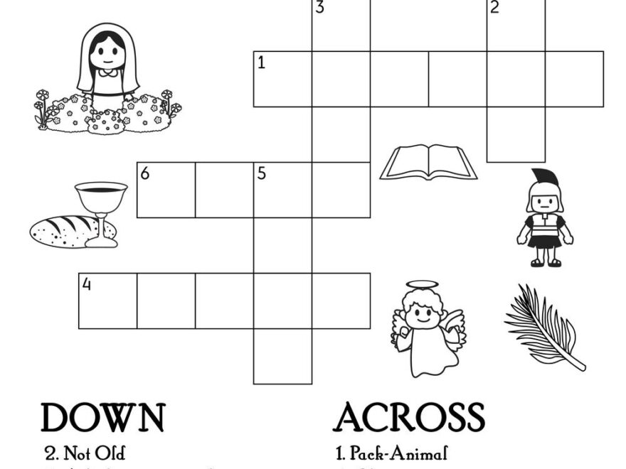 Resurrection Sunday Crossword Puzzle Beeloo Printable Crafts And Activities For Kids