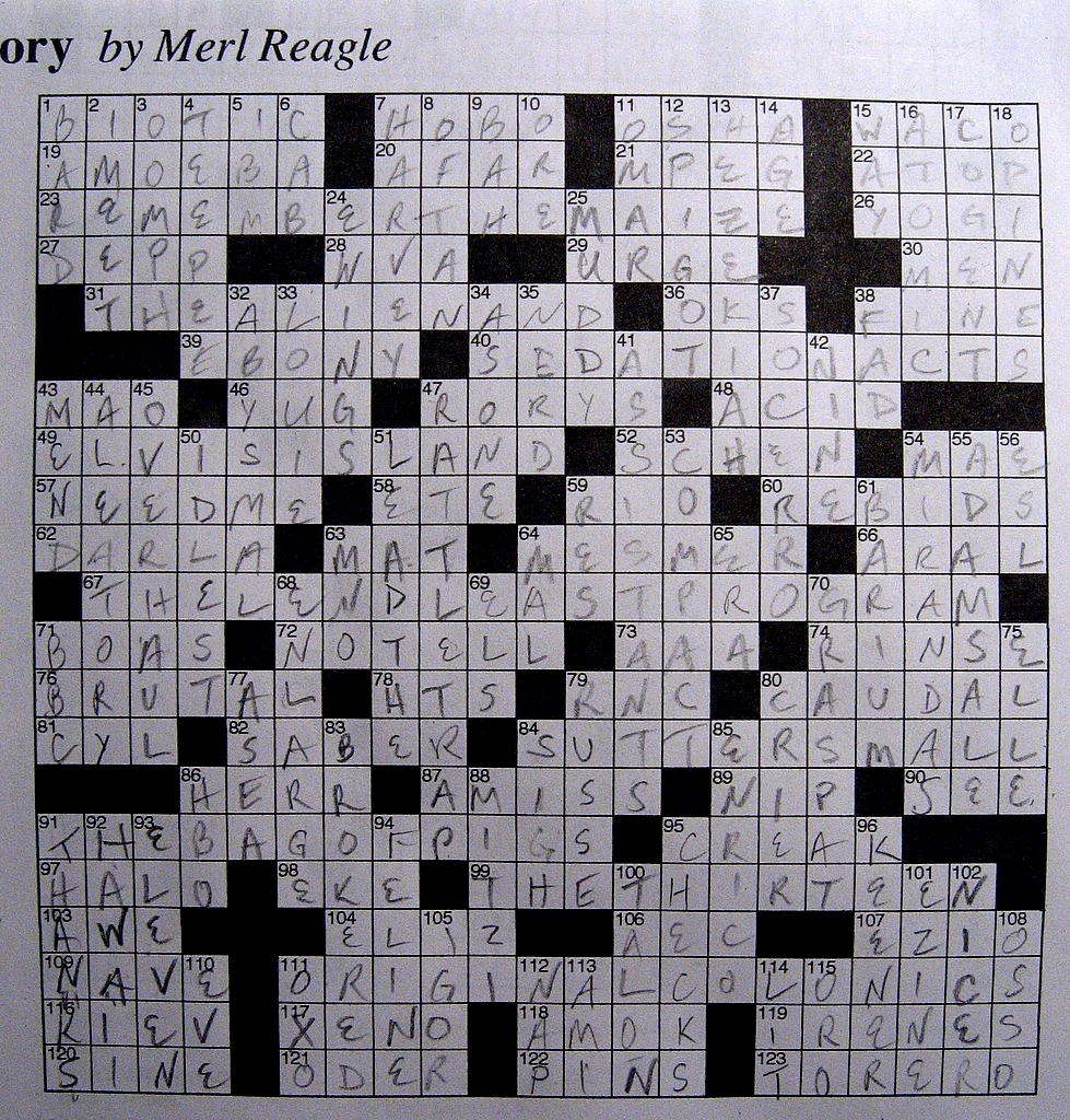 Rewriting History Merl Reagle s Sunday Crossword 4 13 08 Life With Leo
