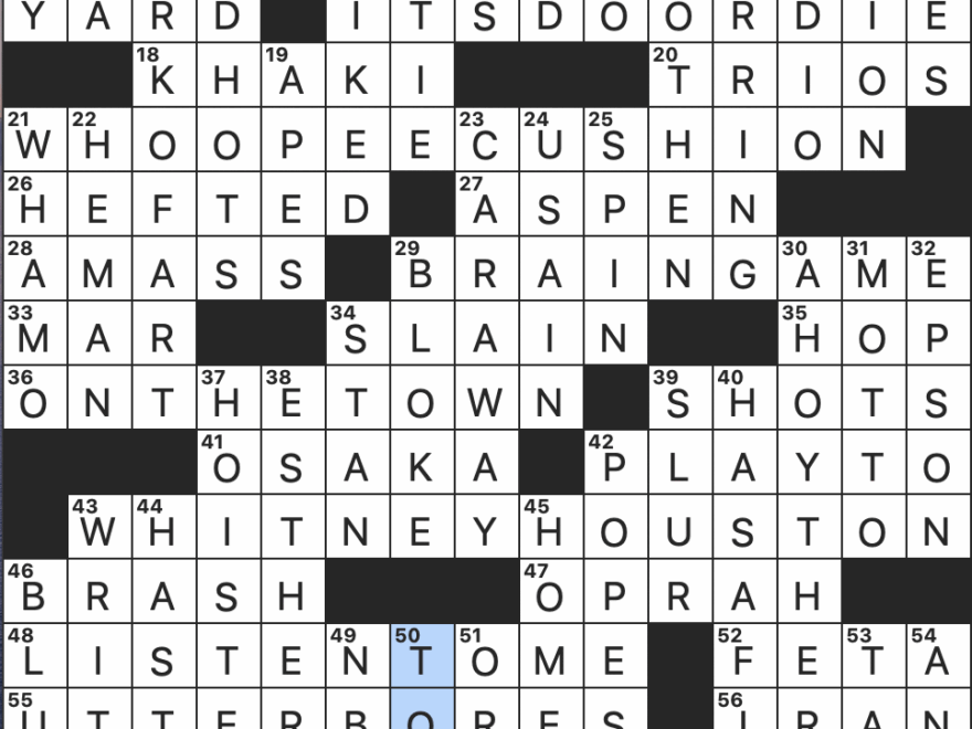 Rex Parker Does The NYT Crossword Puzzle Foe Of Skeletor In Masters Of The Universe FRI 7 22 22 French Phrase With A Grave Accent Unit Of The Swedish Krona