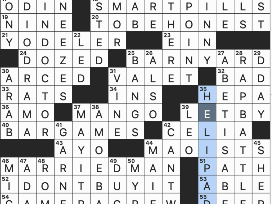 Rex Parker Does The NYT Crossword Puzzle January 2025