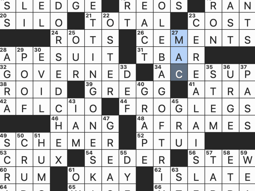 Rex Parker Does The NYT Crossword Puzzle Like Some Colors Or Zoom Users WED 4 16 25 Doing Some Breakfast Shopping Delicacy In France And China Neutrogena Shampoo With A