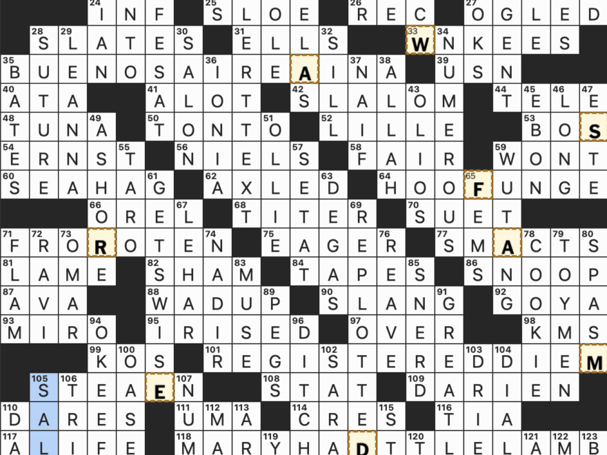 Rex Parker Does The NYT Crossword Puzzle Plunder Archaically SUN 12 15 24 Old fashioned Trinket Shop Vendors Clan Iconic Hip hop Group Of The 1990s Fog And Haze Generated For