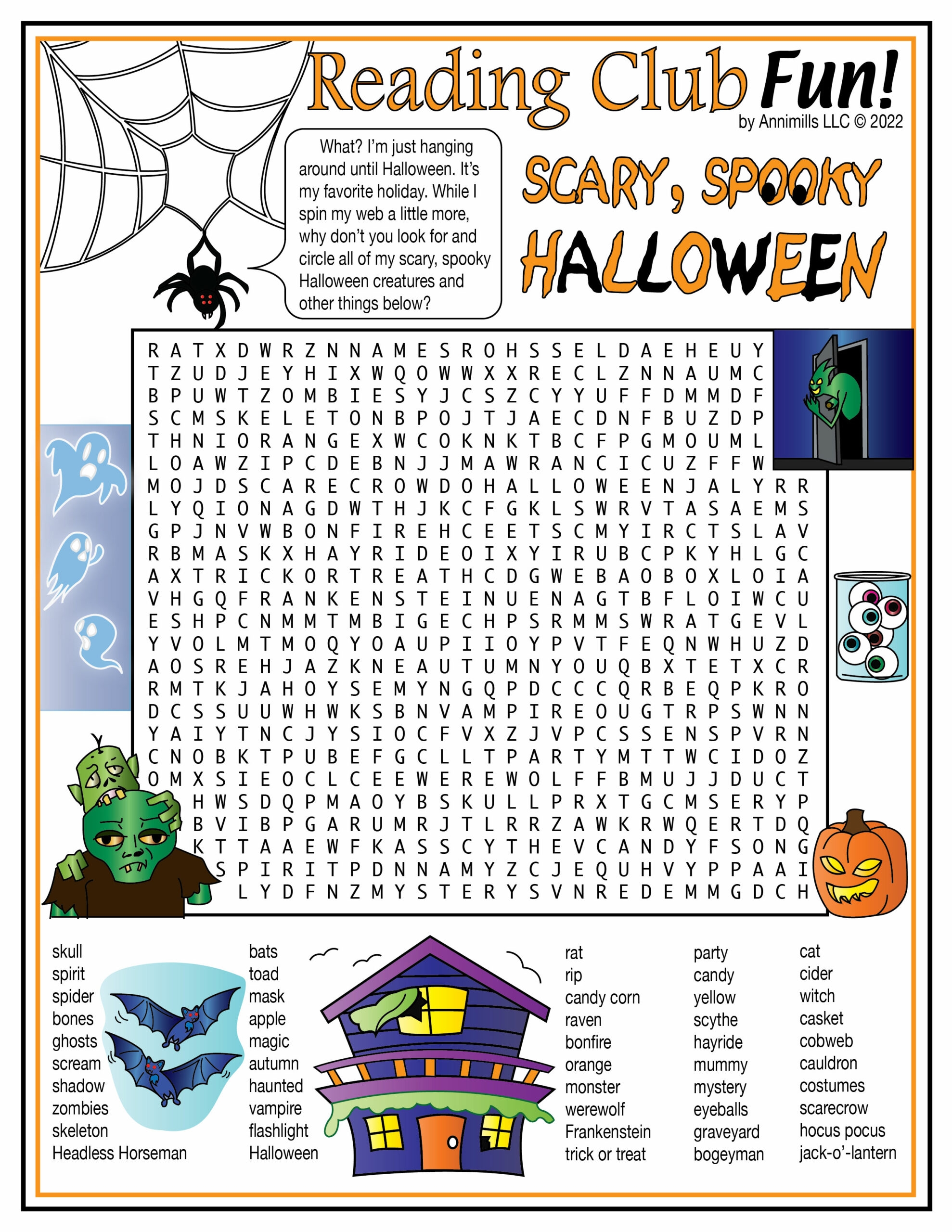 Printable Halloween Crossword Puzzles Word Searches Printable Halloween Crossword Puzzles Word Searches
