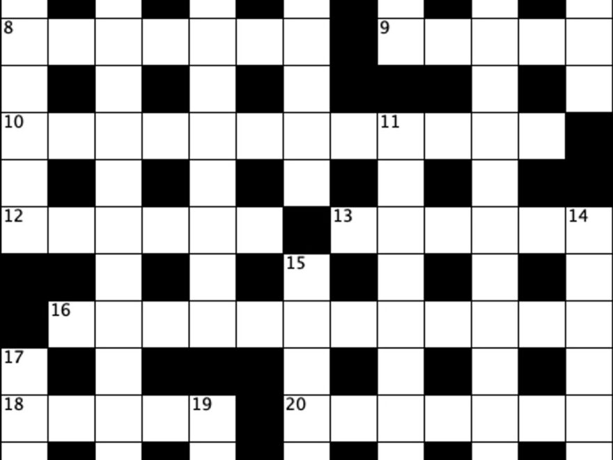 Science Crossword Puzzle The Scientist