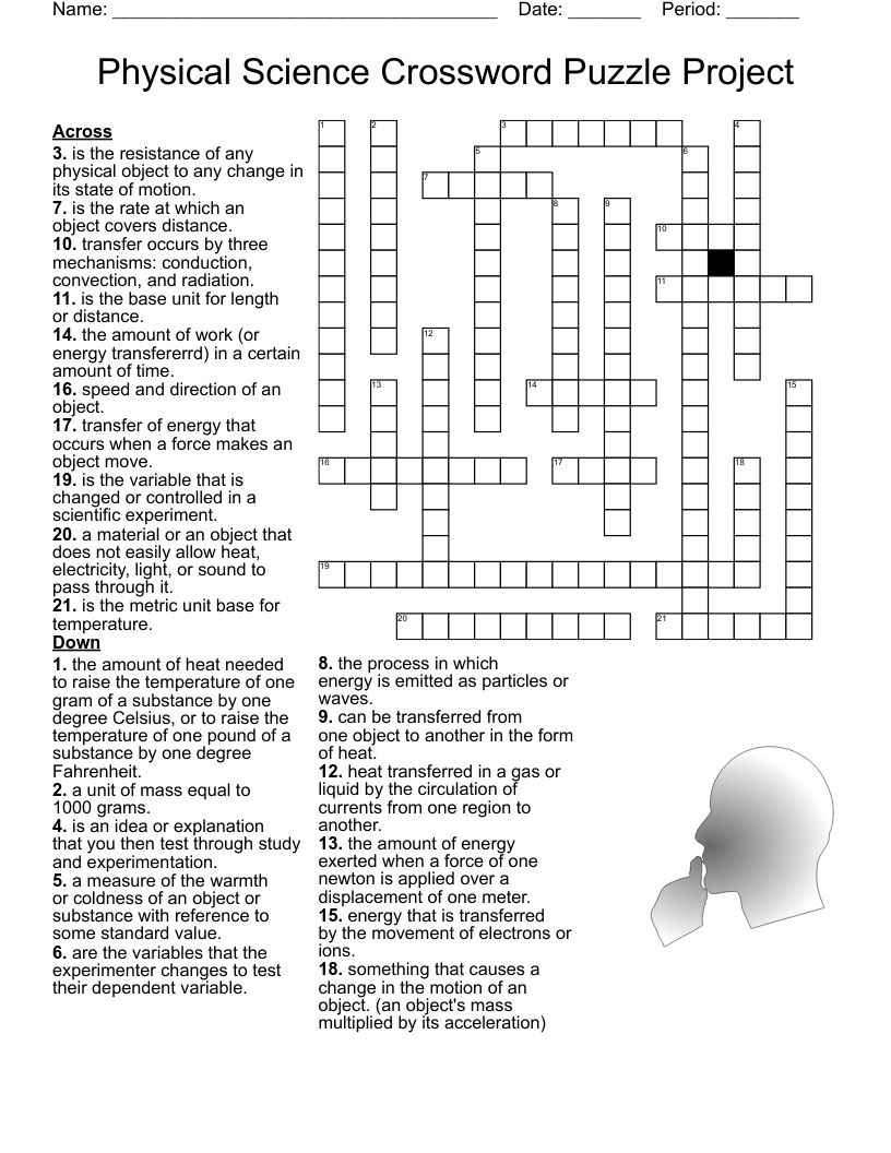 Science Crossword Puzzle WordMint Science Crossword Puzzle WordMint