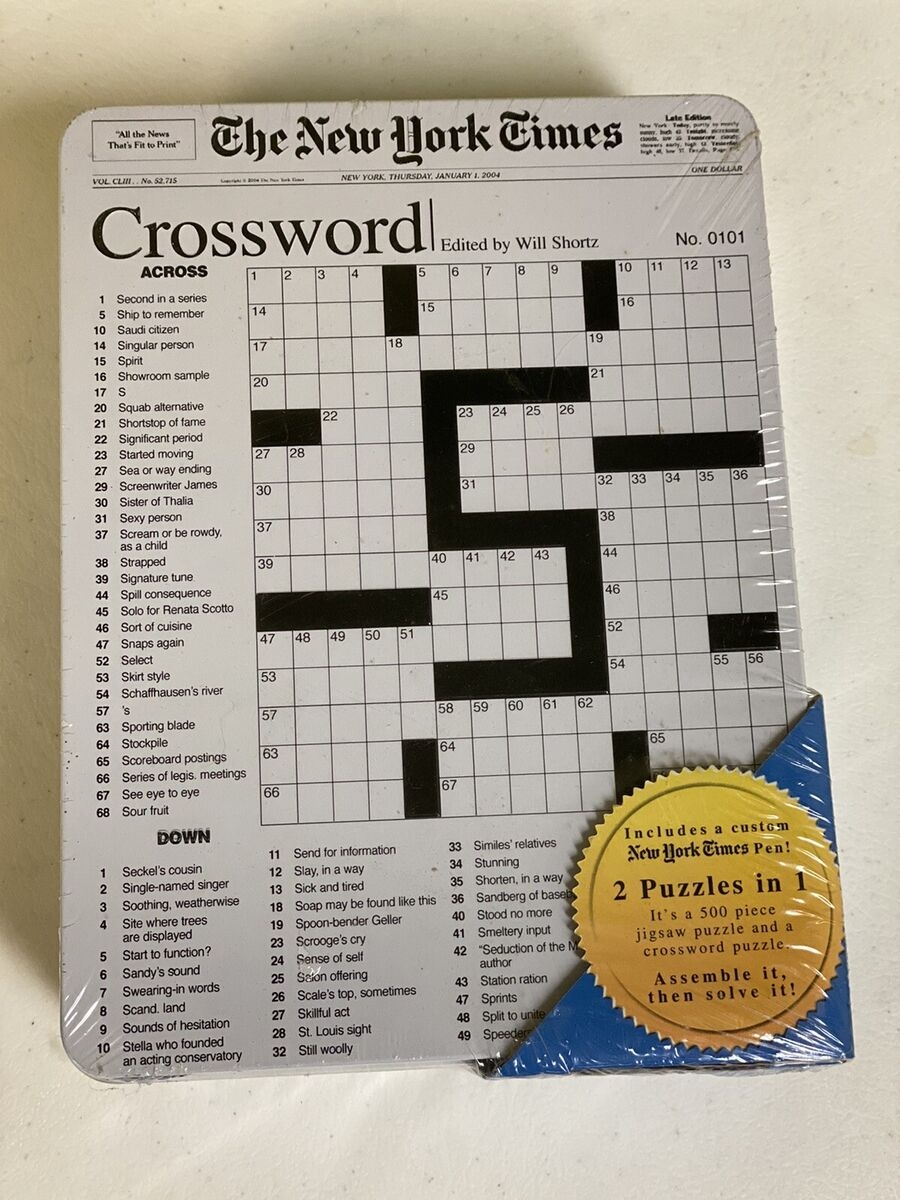 SEALED NY Times Crossword Puzzle In Tin ASSEMBLE IT And THEN SOLVE IT 2 In 1 EBay SEALED NY Times Crossword Puzzle In Tin ASSEMBLE IT And THEN SOLVE IT 2 In 1 EBay