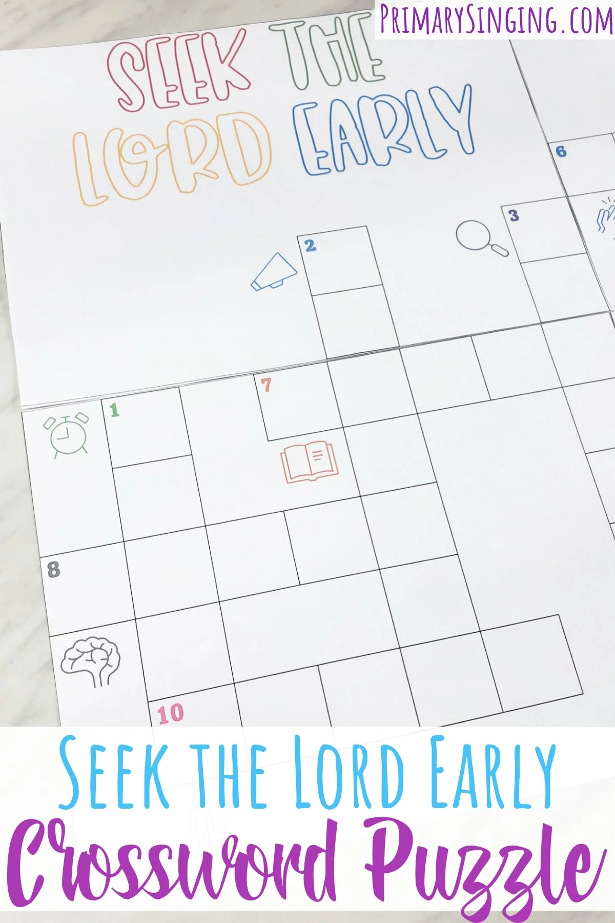 Seek The Lord Early Crossword Puzzle Primary Singing Seek The Lord Early Crossword Puzzle Primary Singing