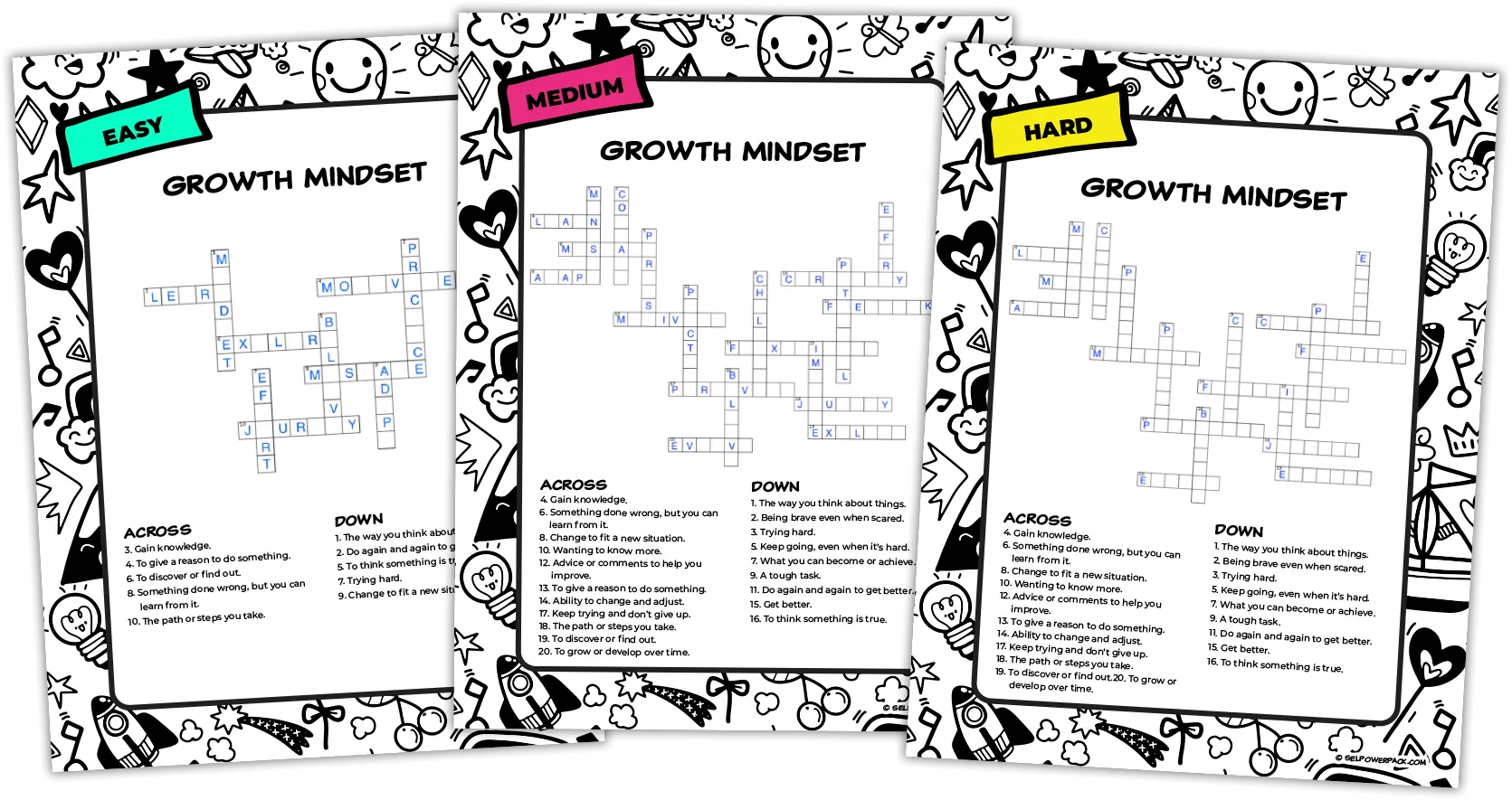 SEL Crossword Puzzles Social Emotional Learning Activities Lessons SEL Power Pack SEL Crossword Puzzles Social Emotional Learning Activities Lessons SEL Power Pack