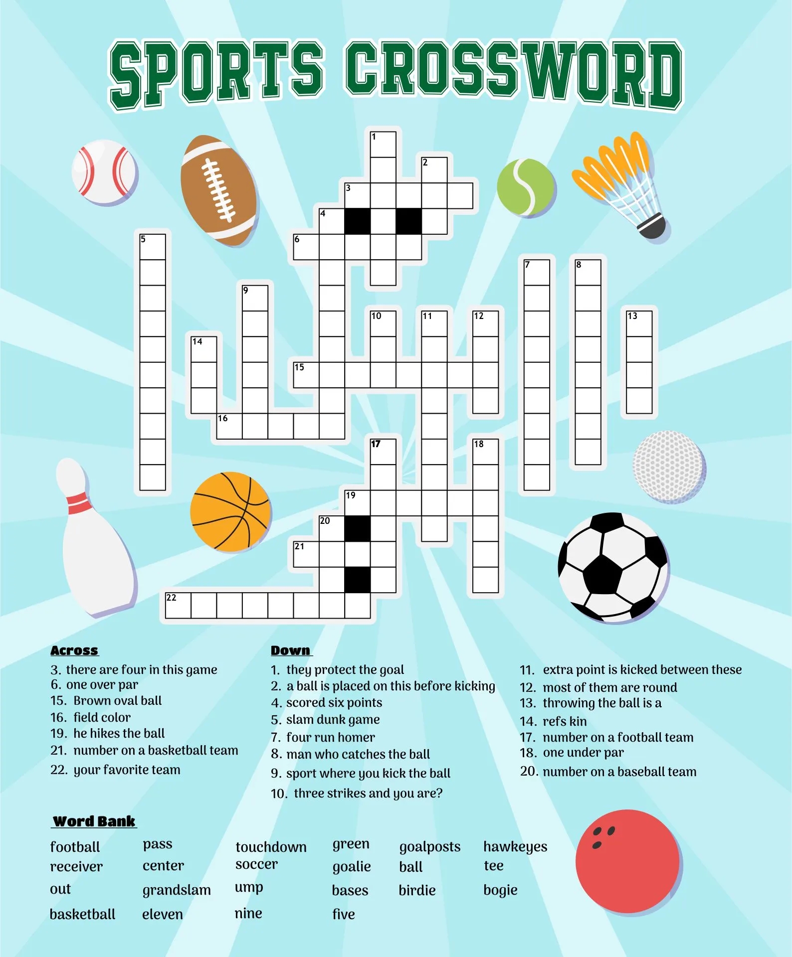 Sports Word Puzzles Ganalytic Sports Word Puzzles Ganalytic