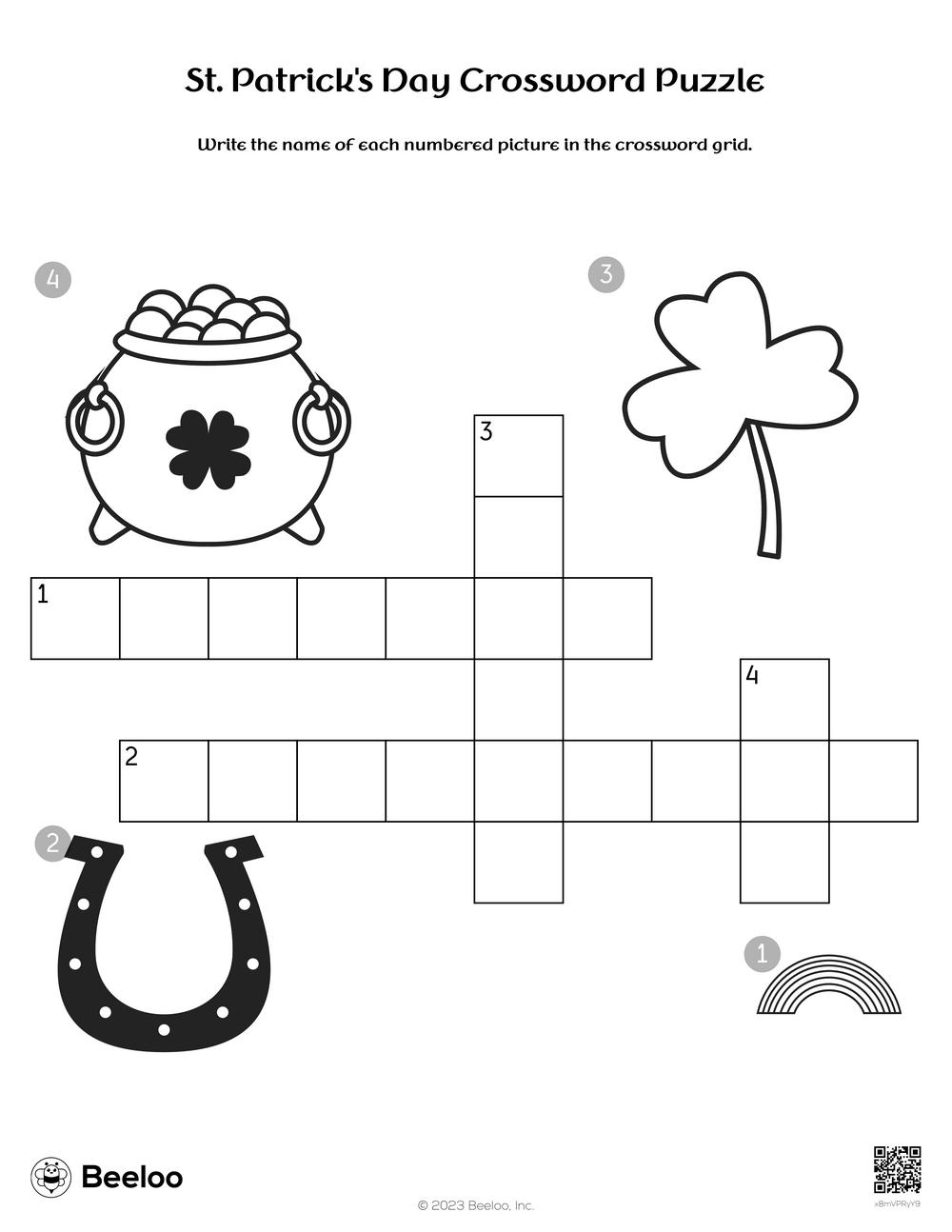 St Patrick s Day Crossword Puzzle Beeloo Printable Crafts And Activities For Kids St Patrick s Day Crossword Puzzle Beeloo Printable Crafts And Activities For Kids