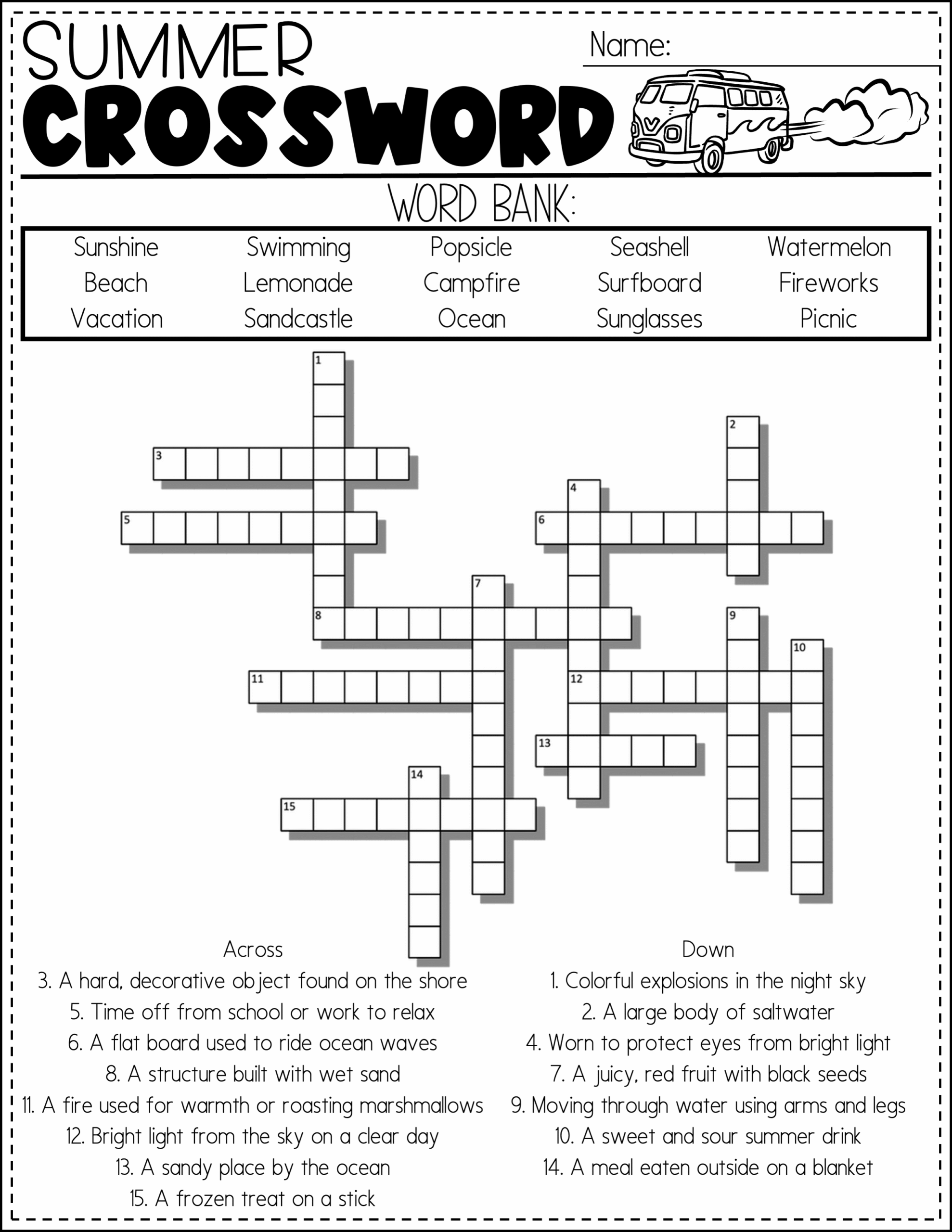 Summer Activity Fun Pack Word Search Crossword Scrambled Word Maze Teaching Ideas Made Easy Summer Activity Fun Pack Word Search Crossword Scrambled Word Maze Teaching Ideas Made Easy