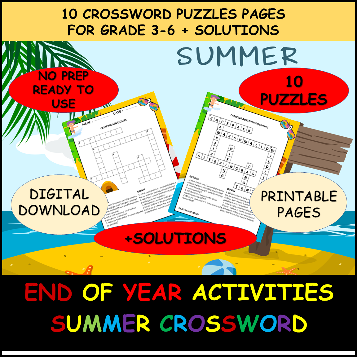 Printable Grade 3 Crossword Puzzle Printable Grade 3 Crossword Puzzle