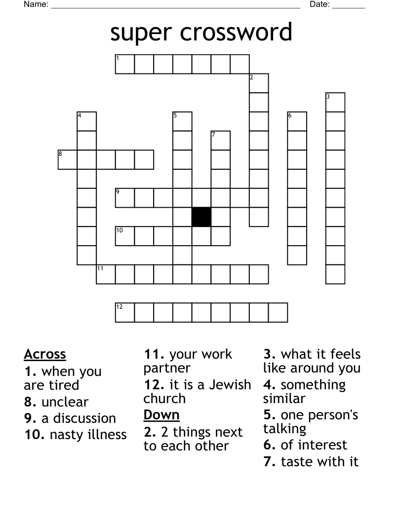 Super Crossword WordMint