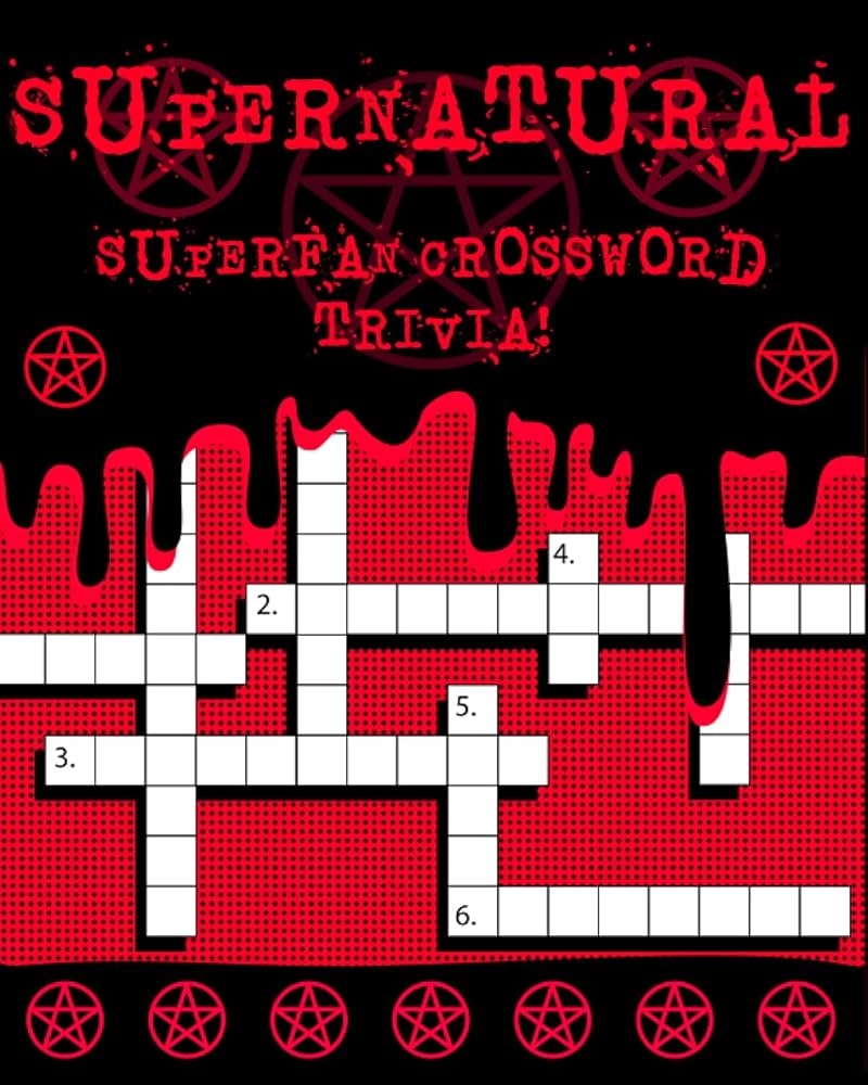 Printable Supernatural Crossword Puzzle Printable Supernatural Crossword Puzzle