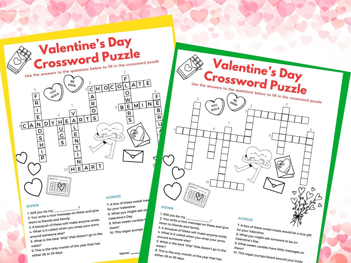Sweet Valentine s Day Word Games Sweet Valentine s Day Word Games
