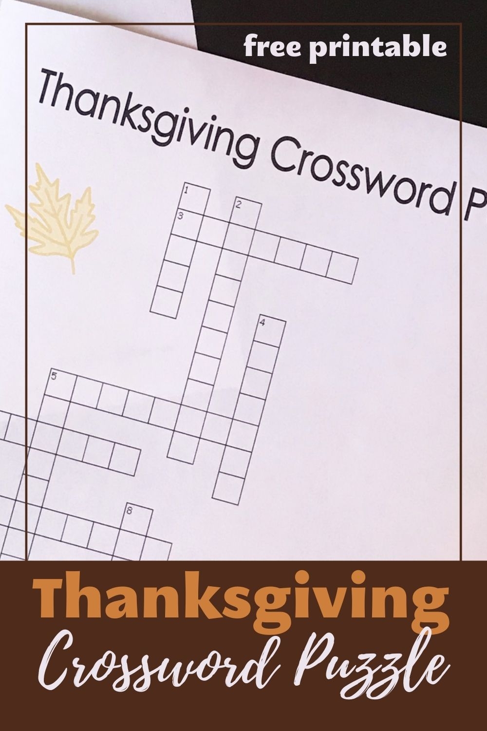 Thanksgiving Crossword Puzzle Printable Free Thanksgiving Crossword Puzzle Printable Free