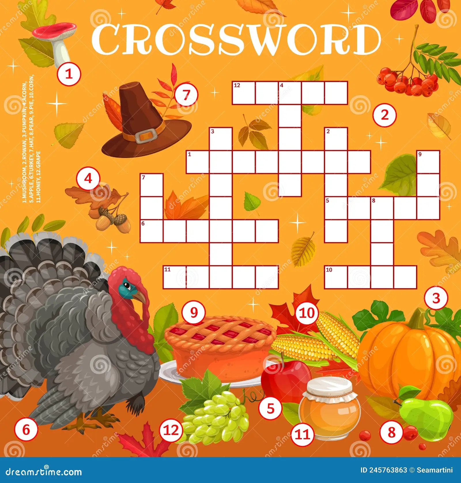 Printable Thanksgiving Crossword Puzzle For Adults Printable Thanksgiving Crossword Puzzle For Adults
