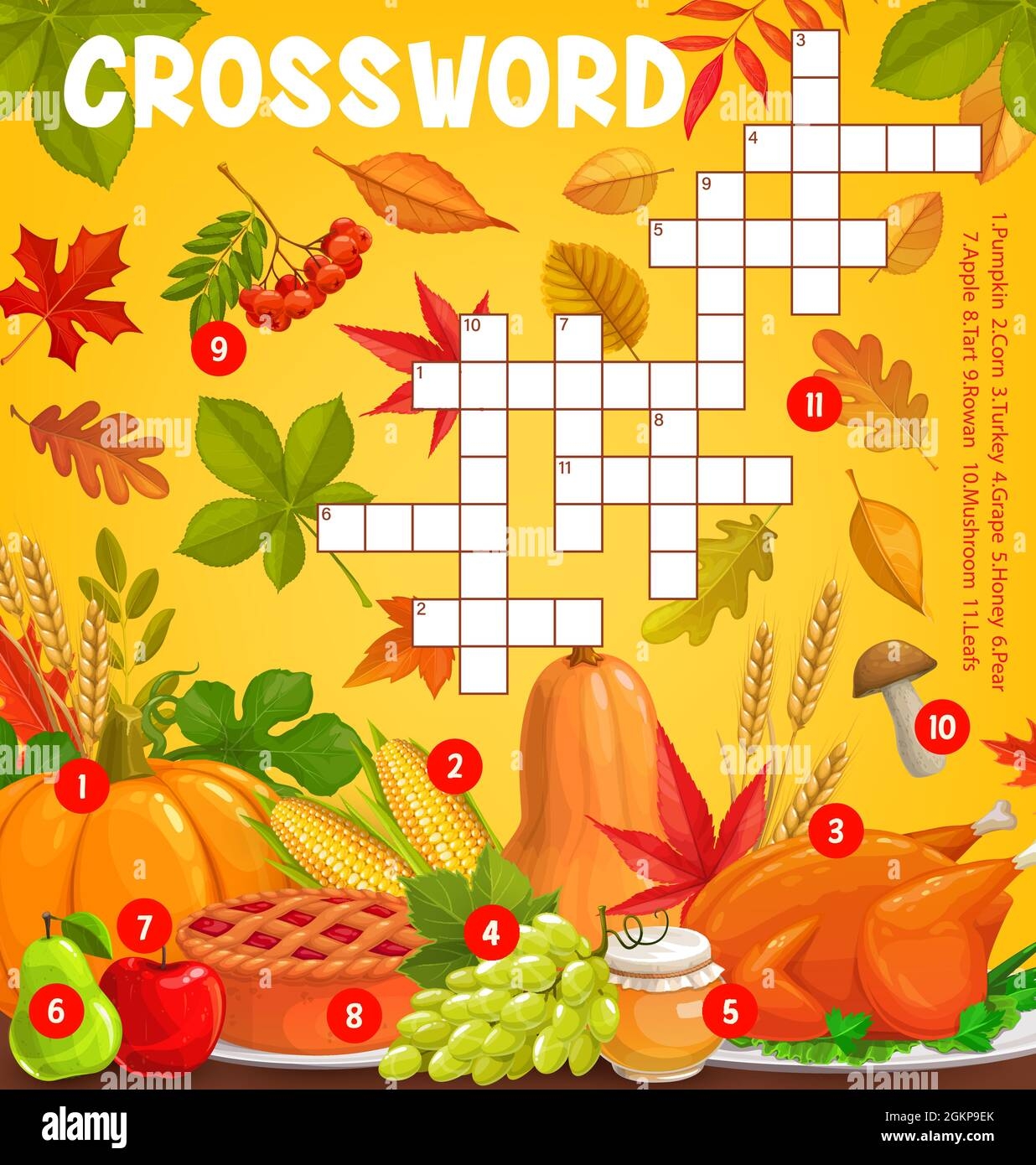 Thanksgiving Meals And Autumn Harvest With Falling Leaves Vector Crossword Puzzle Game Grid Find Word Quiz Or Kids Riddle Worksheet With Thanksgiving Pumpkin Turkey Mushrooms And Apple Pie Stock Vector Image  Thanksgiving Meals And Autumn Harvest With Falling Leaves Vector Crossword Puzzle Game Grid Find Word Quiz Or Kids Riddle Worksheet With Thanksgiving Pumpkin Turkey Mushrooms And Apple Pie Stock Vector Image