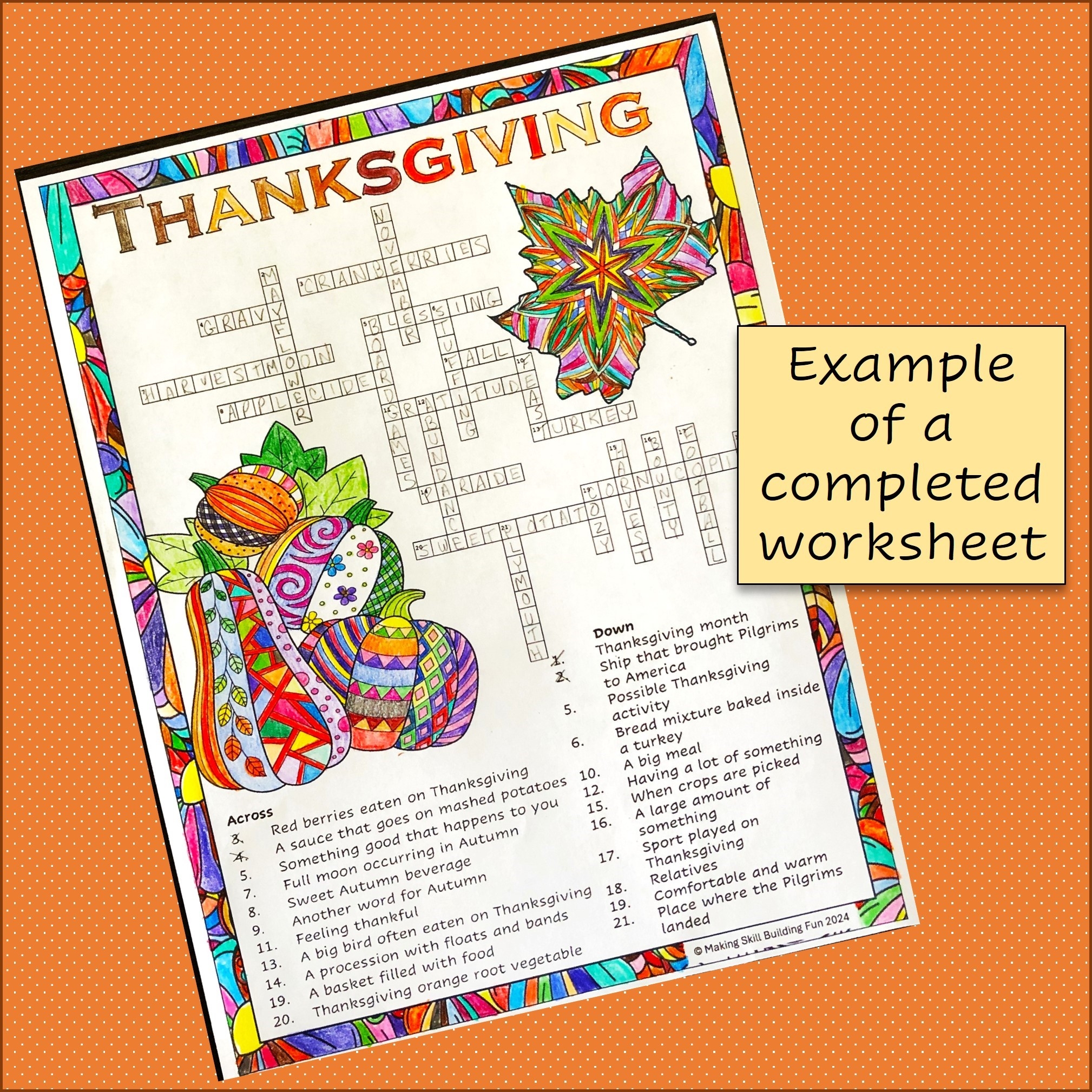 Thanksgiving Word Search And Crossword Puzzle With Word Bank Printable No Prep Bundle Classful Thanksgiving Word Search And Crossword Puzzle With Word Bank Printable No Prep Bundle Classful
