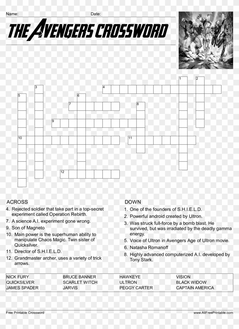 The Avengers Crossword Main Image Avengers HD Png Download 2550x3300 3779016 PngFind The Avengers Crossword Main Image Avengers HD Png Download 2550x3300 3779016 PngFind
