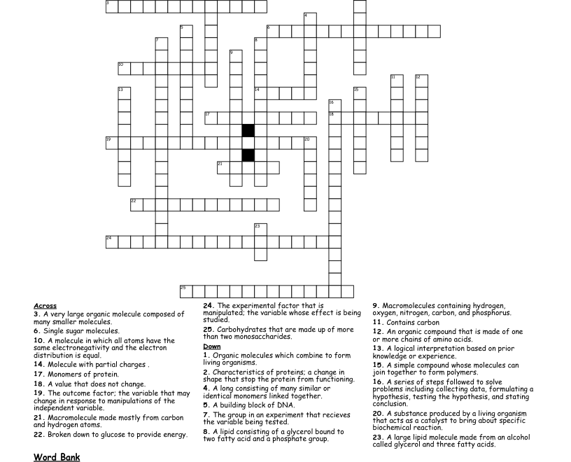 The Medium Crossword Puzzle WordMint Worksheets Library