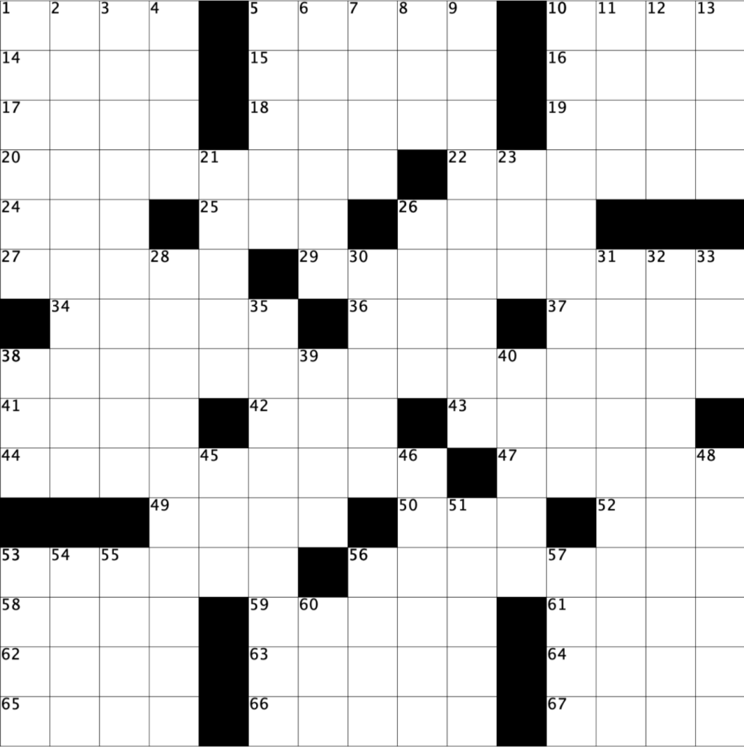 The Miscellany Crossword National Day In May The Miscellany News The Miscellany Crossword National Day In May The Miscellany News