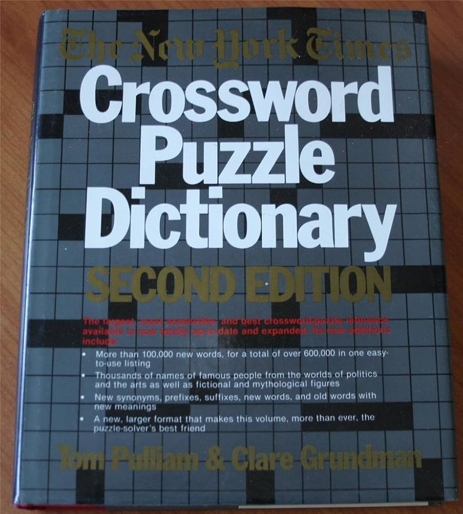 The New York Times Crossword Puzzle Dictionary Tom Pulliam And Clare Grundman Amazon Books The New York Times Crossword Puzzle Dictionary Tom Pulliam And Clare Grundman Amazon Books