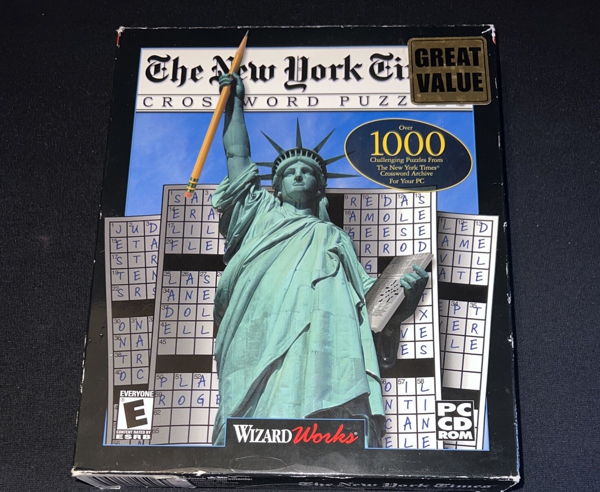 The New York Times Crossword Puzzles For CD ROM Windows 95 98 Vg Pc Big Box EBay The New York Times Crossword Puzzles For CD ROM Windows 95 98 Vg Pc Big Box EBay