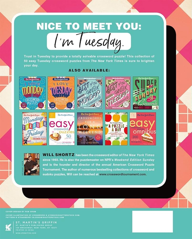 New York Times Tuesday Crossword Printable