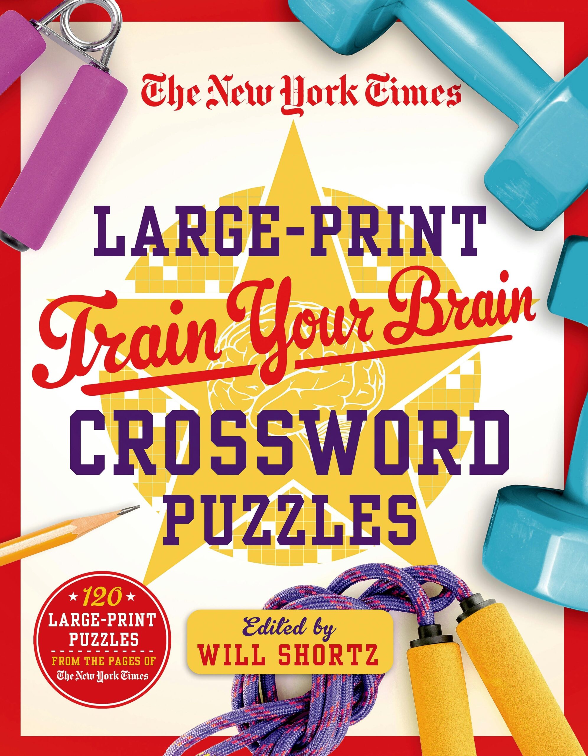 The New York Times Large Print Train Your Brain Crossword Puzzles