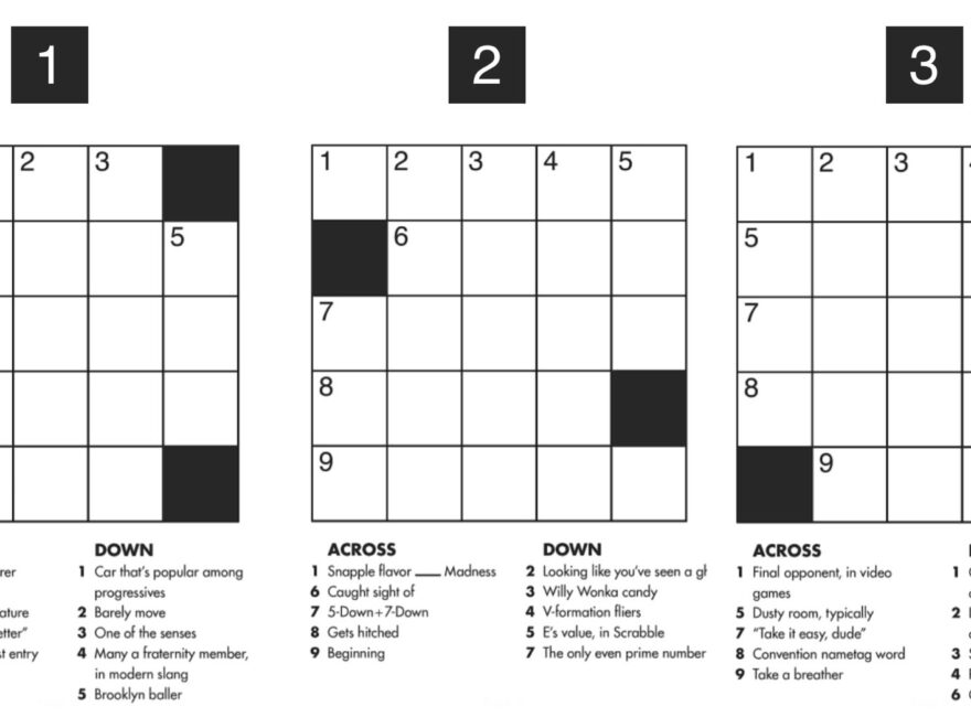 The New York Times Mini Crosswords Volume 1 Tools And Toys