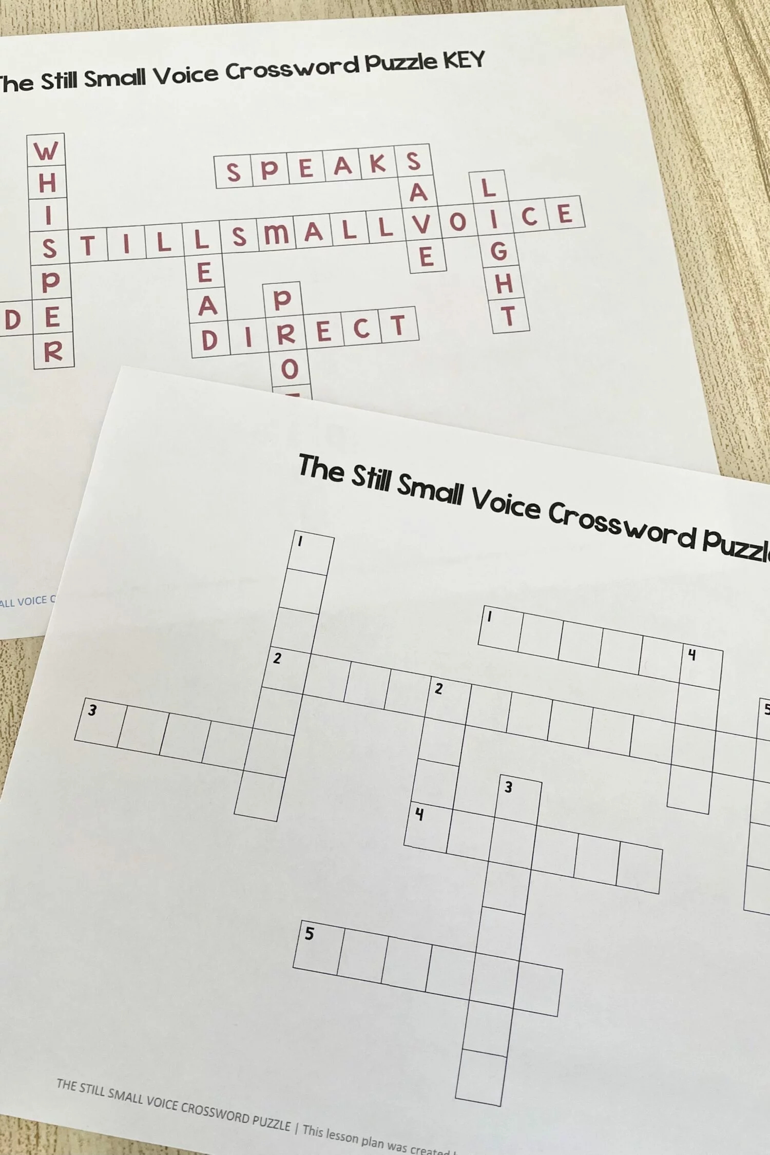 The Still Small Voice Crossword Puzzle Primary Singing The Still Small Voice Crossword Puzzle Primary Singing