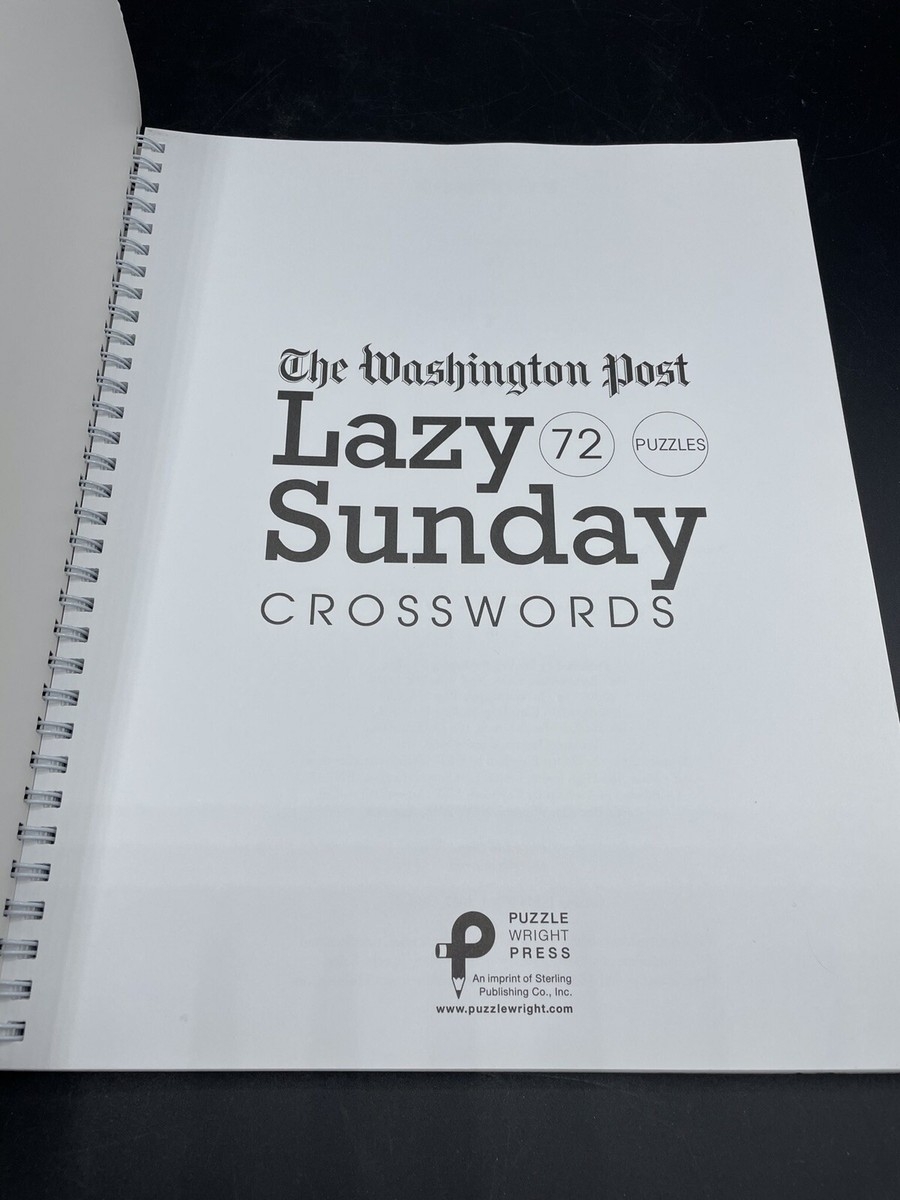 Printable Crossword Puzzle Washington Post