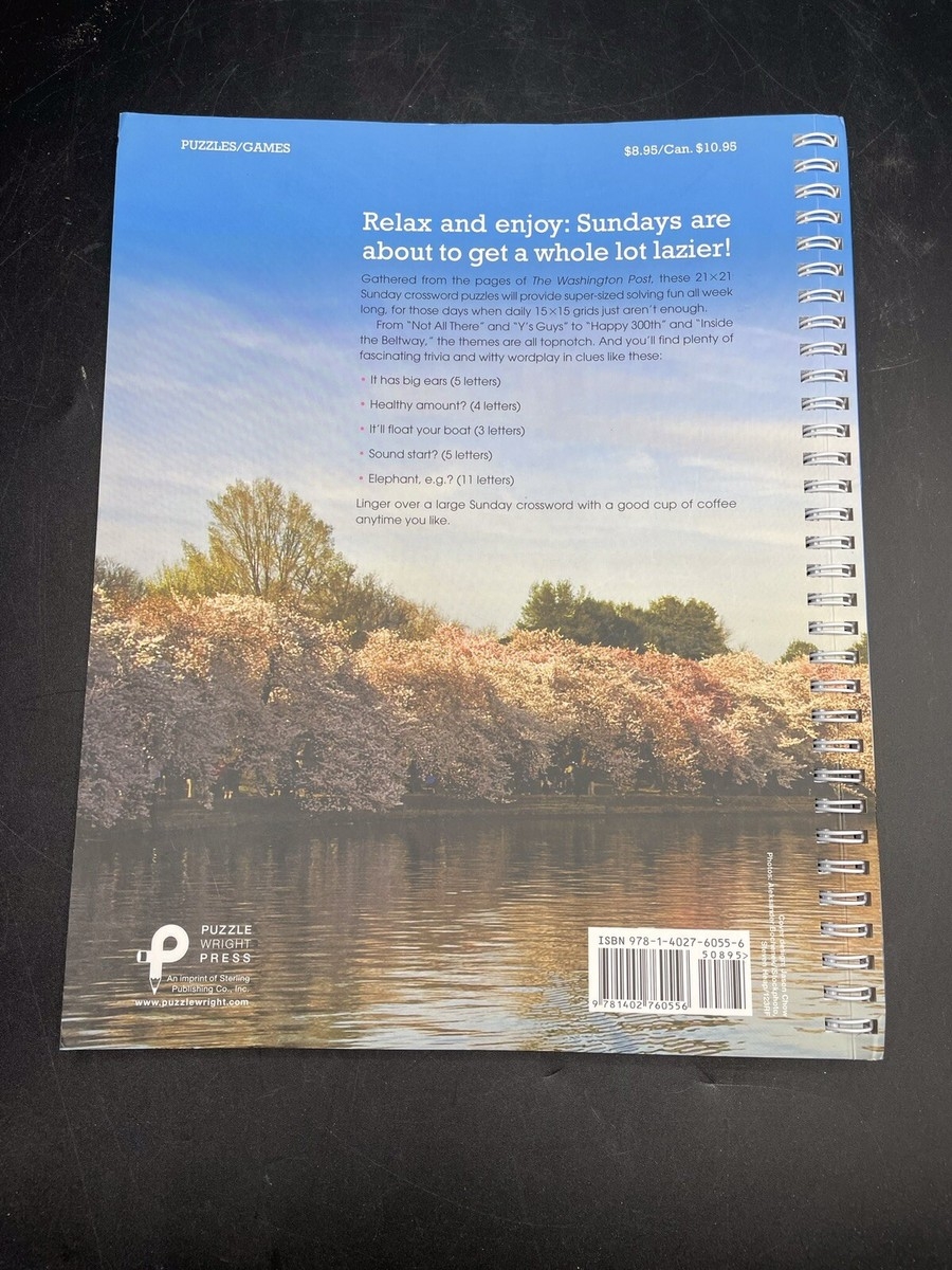 The Washington Post Lazy Sunday Crosswords 9781402760556 EBay