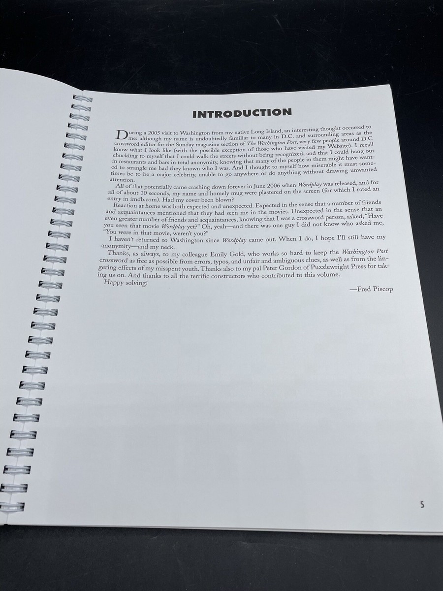 Washington Post Printable Crosswords