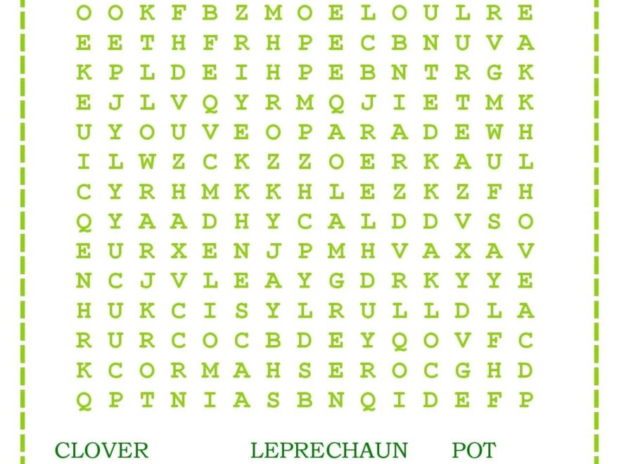 Three Free Printable Saint Patrick s Day Activities For Seniors At Home Senior Care