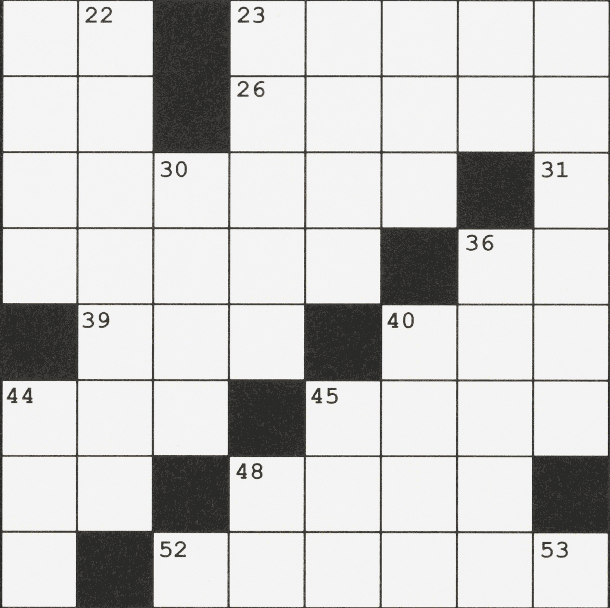 Today s Crossword Too Easy Try Solving Down Clues Only WSJ Today s Crossword Too Easy Try Solving Down Clues Only WSJ