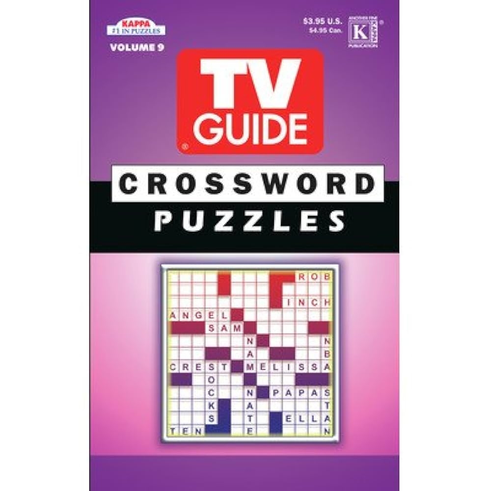 TV Guide Crossword Puzzle Book Unknown Author 0088908351004 Amazon Books TV Guide Crossword Puzzle Book Unknown Author 0088908351004 Amazon Books