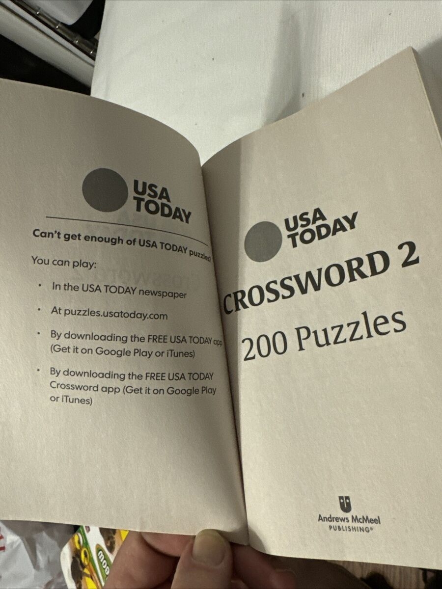 USA Today Crossword 2 200 Puzzles EBay