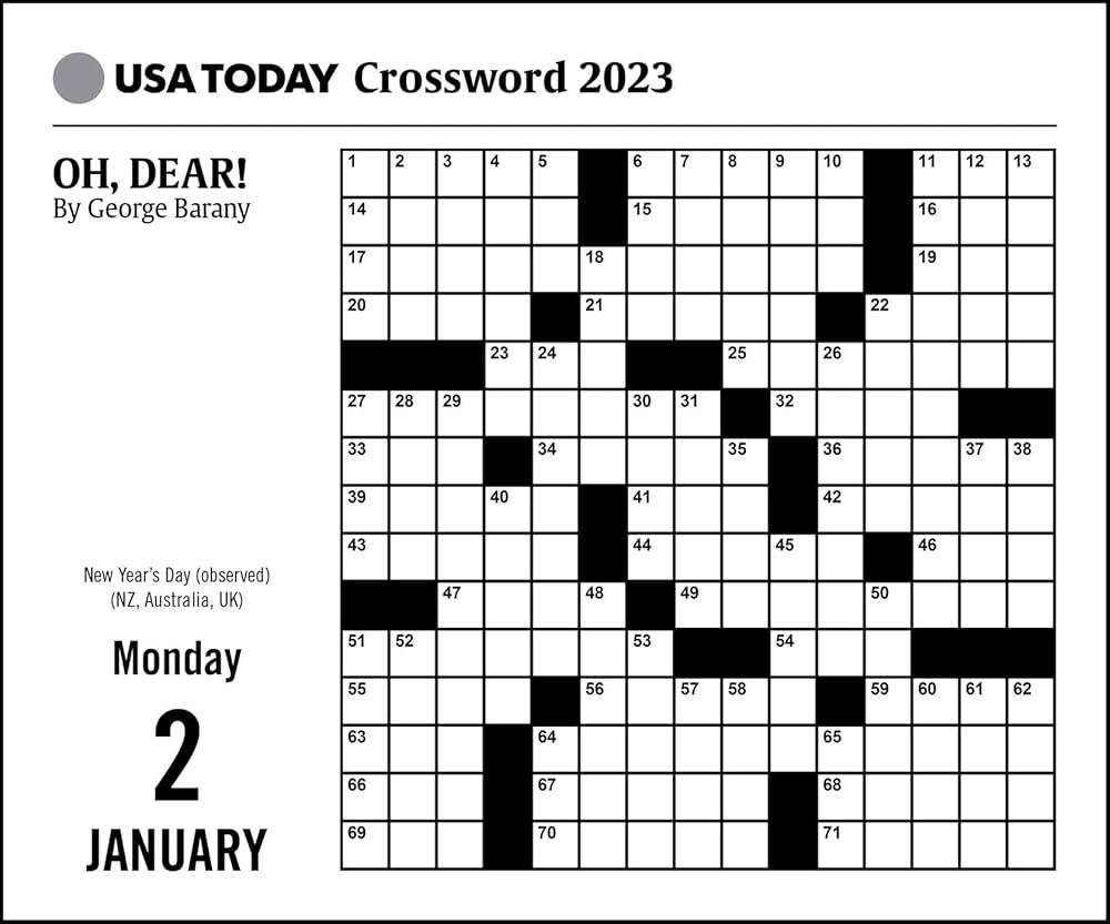 USA Today Crossword Puzzles 2023 Day to Day Calendar USA TODAY 9781524875374 Amazon Books USA Today Crossword Puzzles 2023 Day to Day Calendar USA TODAY 9781524875374 Amazon Books