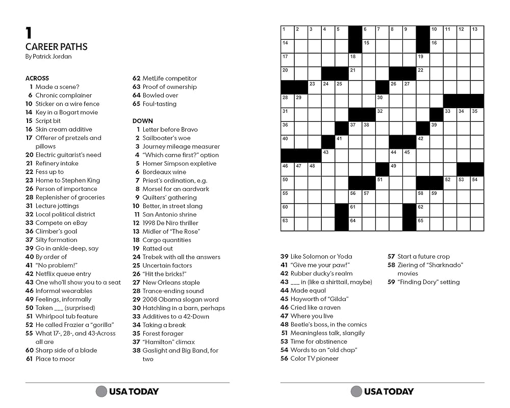 USA TODAY Crossword Super Challenge 2 200 Puzzles USA Today Puzzles Volume 29 USA TODAY 9781524860363 Amazon Books USA TODAY Crossword Super Challenge 2 200 Puzzles USA Today Puzzles Volume 29 USA TODAY 9781524860363 Amazon Books