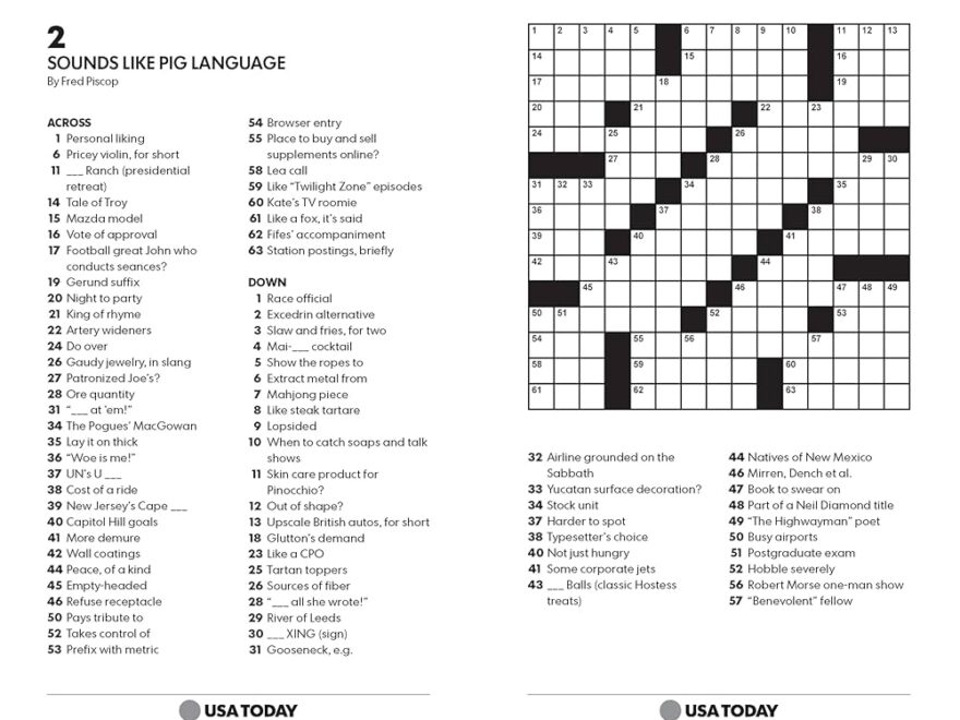 USA TODAY Crossword Super Challenge 200 Puzzles USA Today Puzzles Volume 25 USA TODAY 9781524851132 Amazon Books