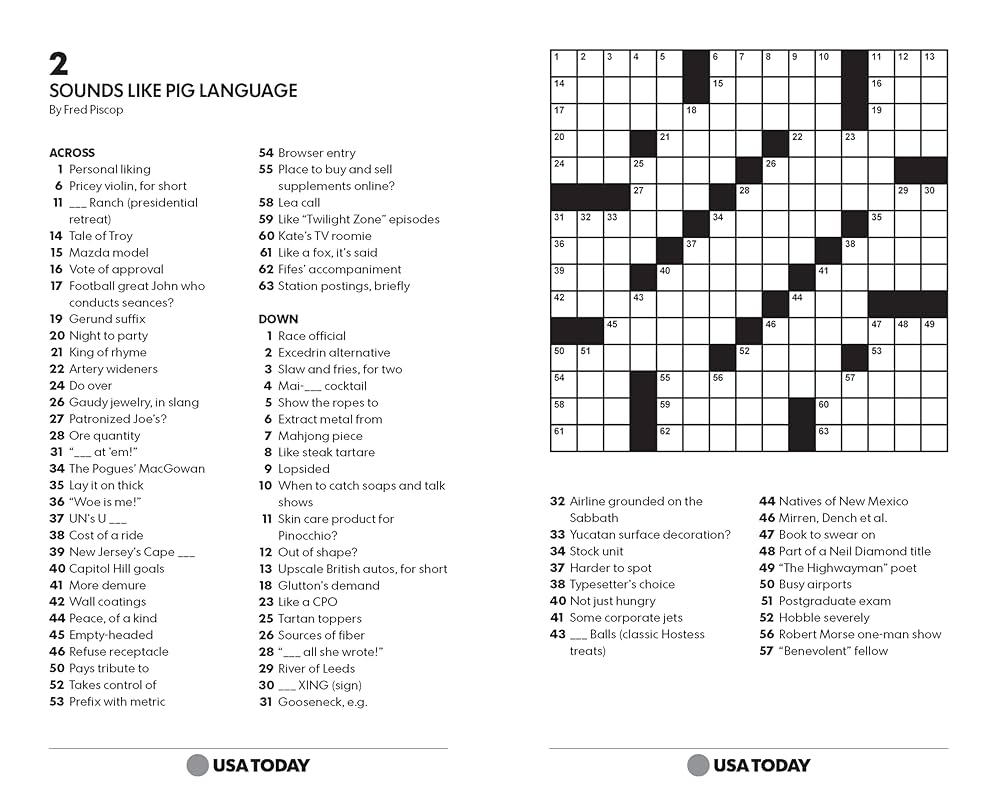 USA TODAY Crossword Super Challenge 200 Puzzles USA Today Puzzles Volume 25 USA TODAY 9781524851132 Amazon Books