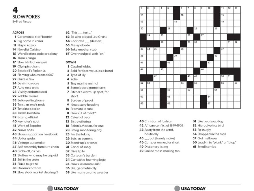 USA TODAY Crossword Super Challenge 200 Puzzles USA Today Puzzles Volume 25 USA TODAY 9781524851132 Amazon Books