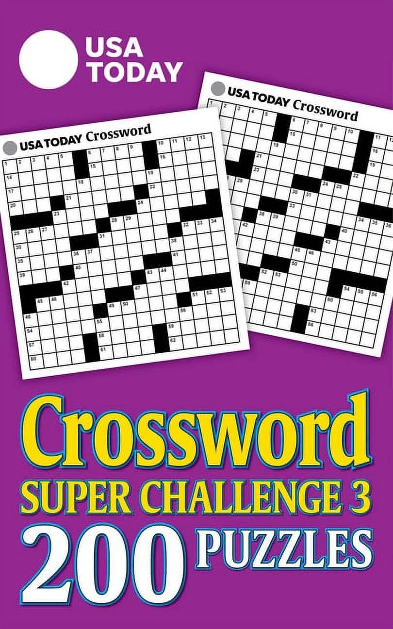 USA Today Puzzles USA TODAY Crossword Super Challenge 3 Paperback Walmart USA Today Puzzles USA TODAY Crossword Super Challenge 3 Paperback Walmart