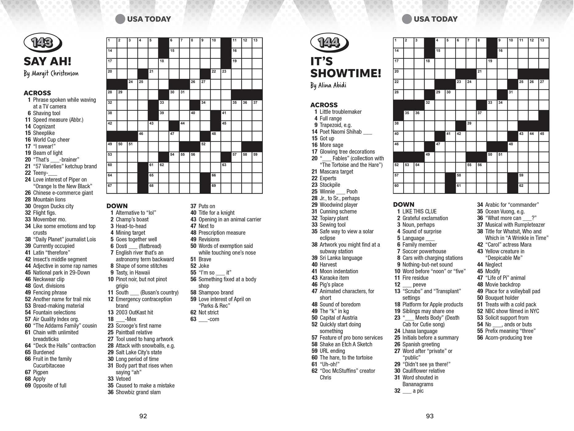 Usa Today Quick Crosswords Usa Today Puzzles Desertcart Seychelles