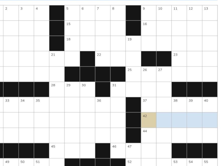 USA Today Sunday Crossword Theme O Captain My Captain A Beloved Captain Is Mentioned R TheRehearsal