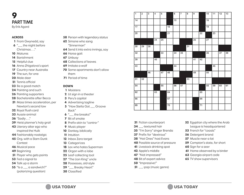 USA TODAY Teatime Crosswords 200 Puzzles USA Today Puzzles USA TODAY 9781524869922 Amazon Books